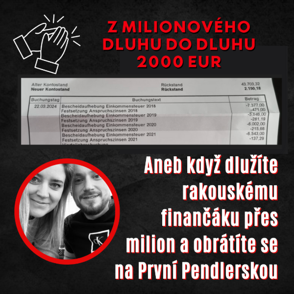 Z milionového dluhu do dluhu 2000 EUR Z milionového dluhu do dluhu 2000 EUR